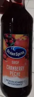 Sirop cranberry peche
