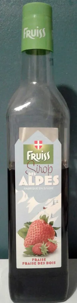 Sirop des Alpes Fraise Fraise des bois