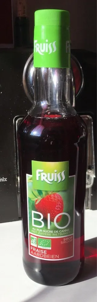sirop de fraises