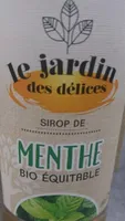 Sirop de menthe bio équitable