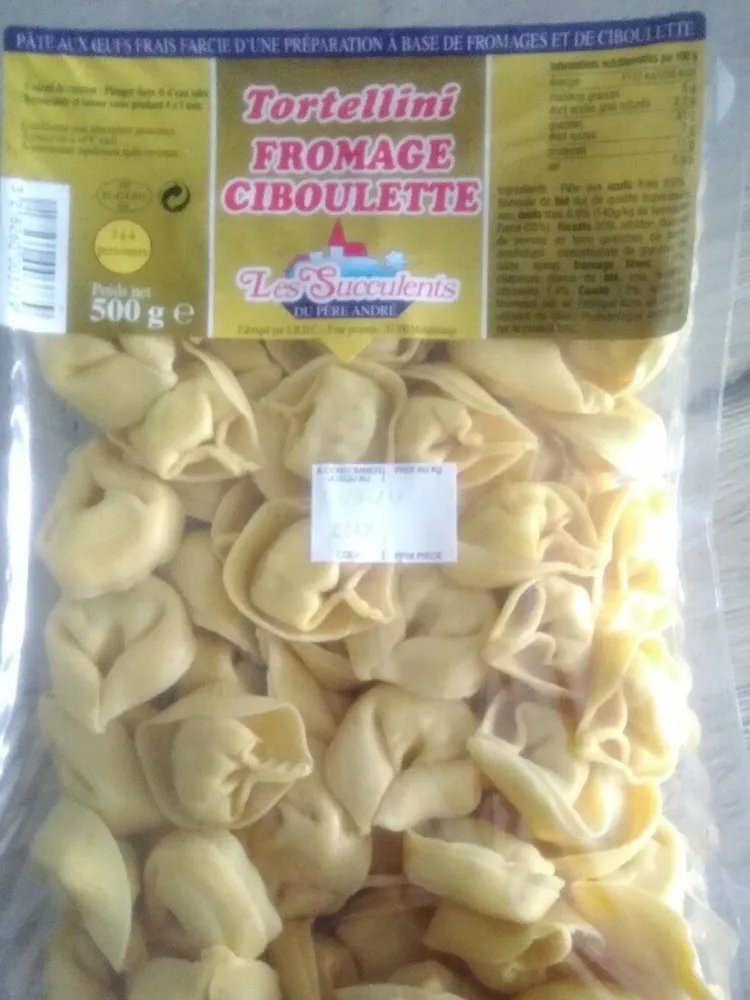 Tortellini fromage ciboulette