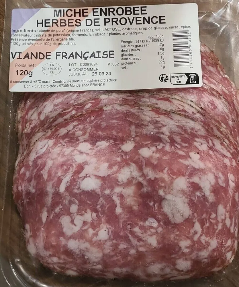 Miche enrobée herbes de Provence