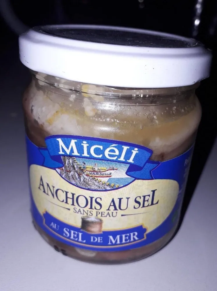 Anchois au sel
