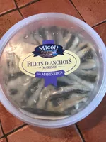 Filet anchois marinés