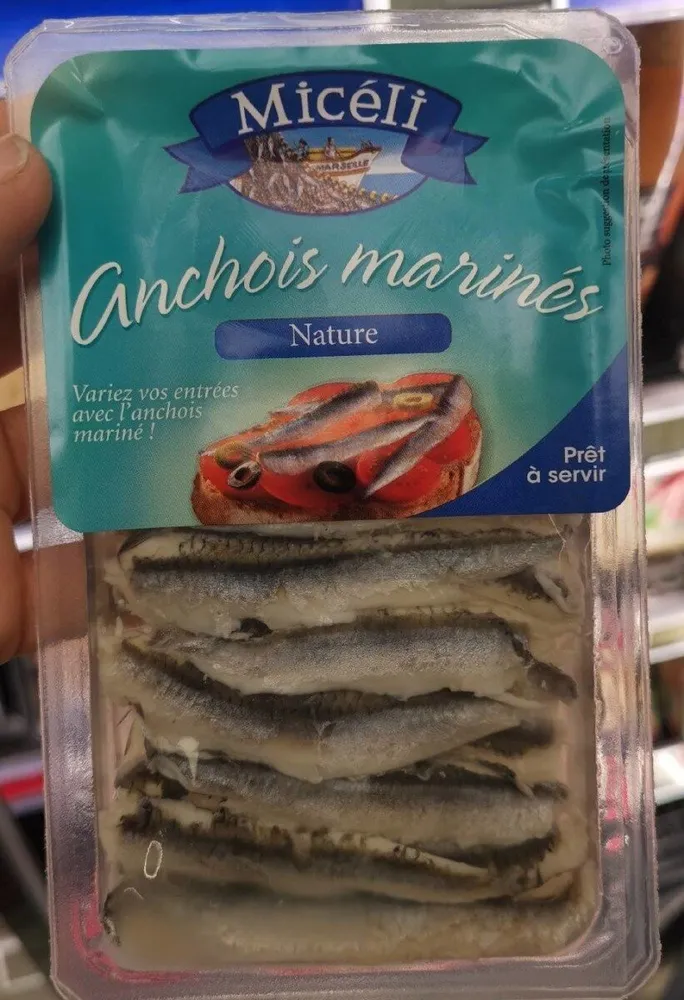 Miceli, Anchois marines, la barquette de