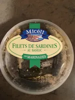 Filets de sardines au basilic