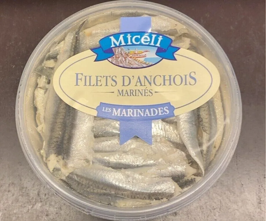 Filets d’anchois marinés