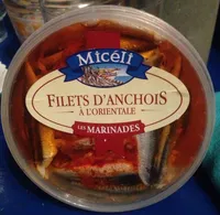 Filets d'anchois à l'orientale