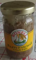 Filets d'anchois à l'huile d'olive