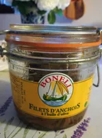 Filets d'anchois à l'huile d'olive