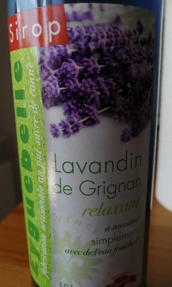 Sirop de lavandin de Grignan