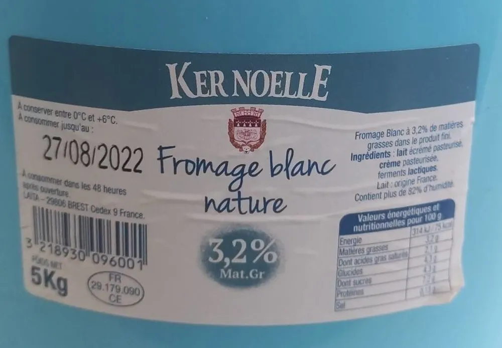 Fromage blanc nature
