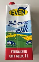 Lait entier sterilisé 1 L