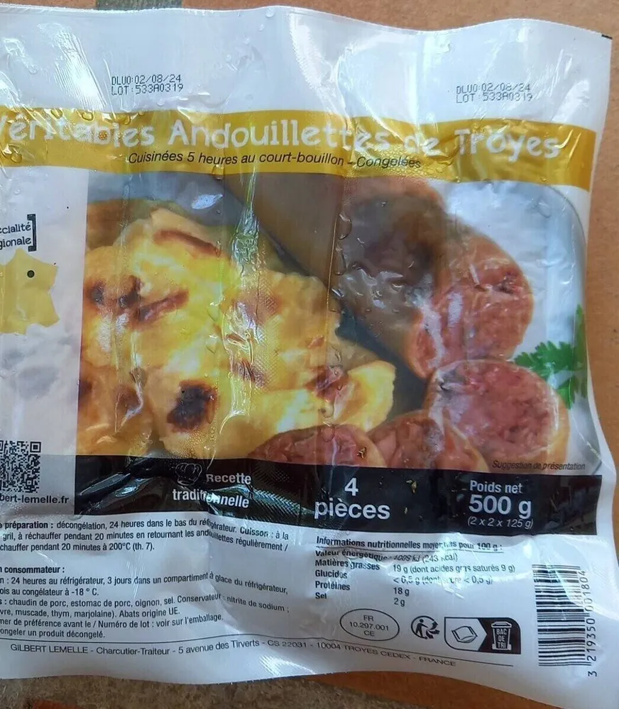 Véritable andouillette de troye