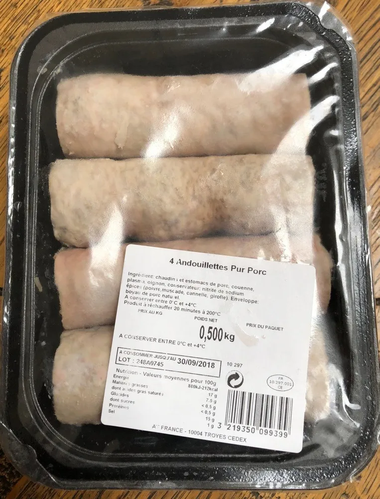 4 Andouillettes Pur Porc