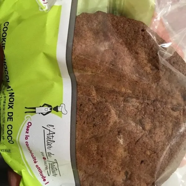 Cookie chocolat noix de coco