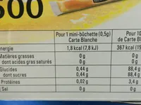 Sucre mini buchette