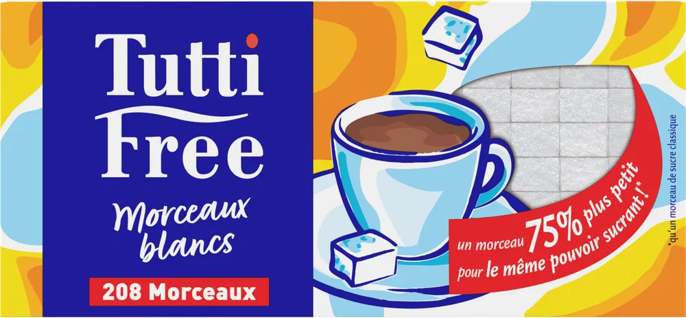 208 Morceaux Blancs Tutti Free 290g