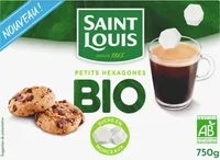 Petits Hexagones de Sucre blanc de Betterave Bio 750g