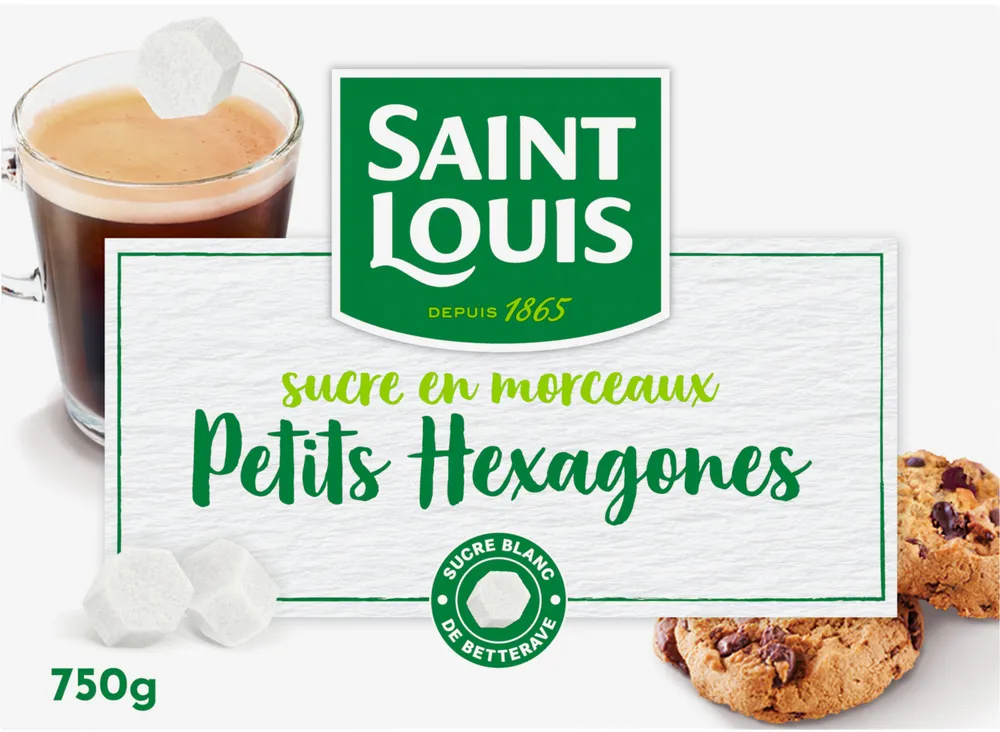 Petits Hexagones de Sucre blanc 750g