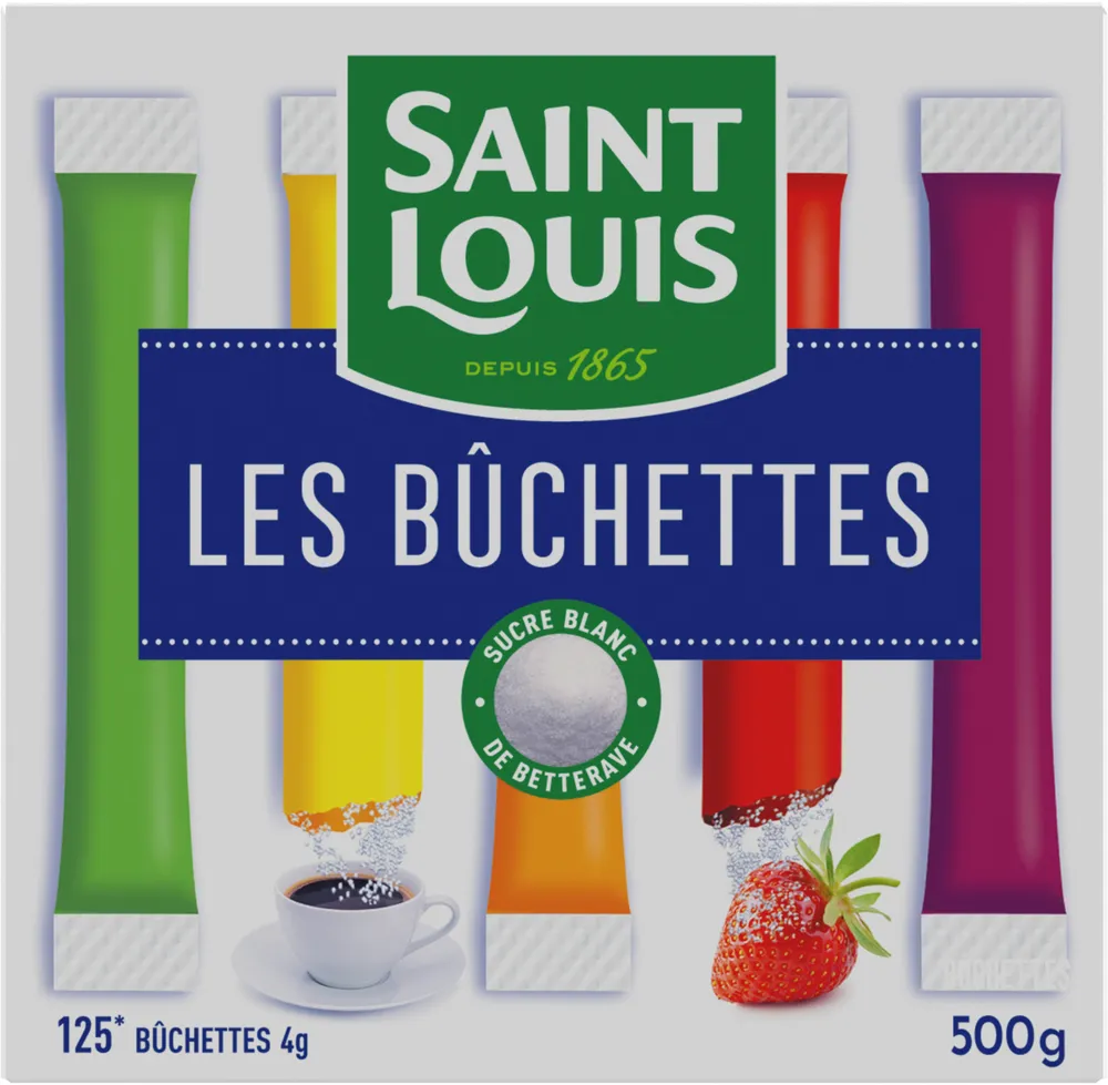 Bûchettes de Sucre 4g x 125 - Coffret de 500g