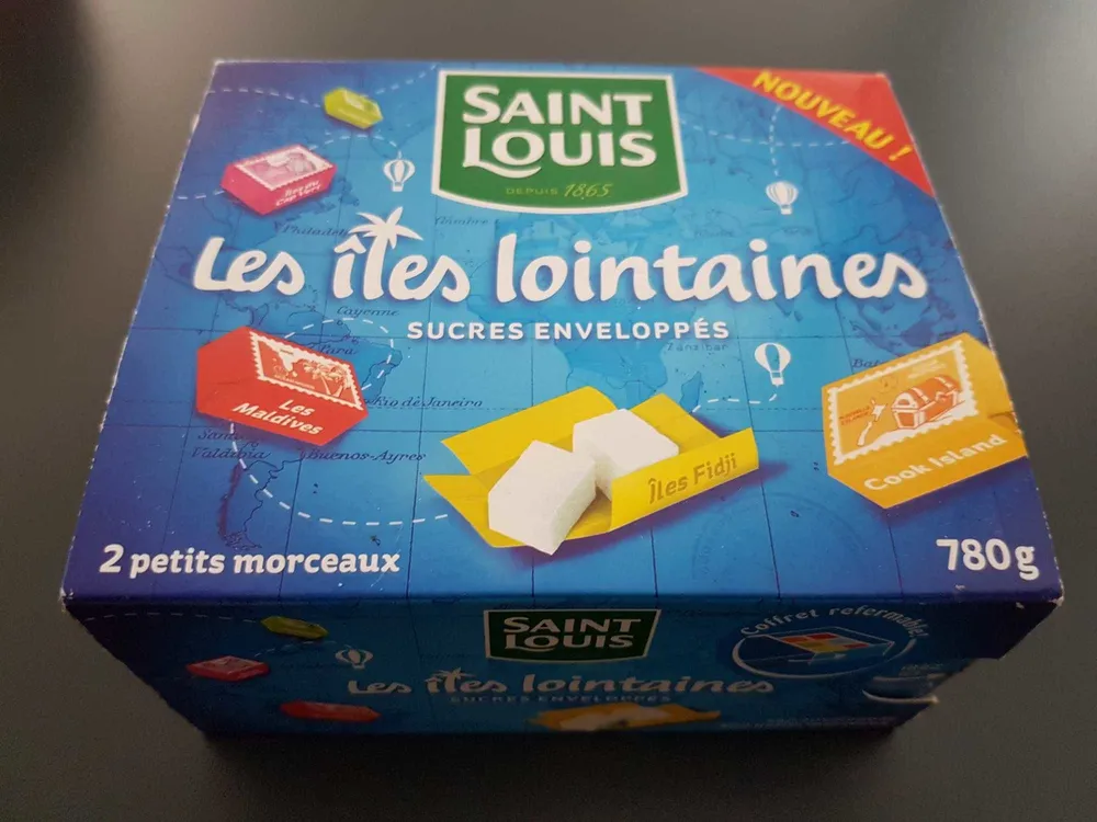 Sucres enveloppés 2 morceaux