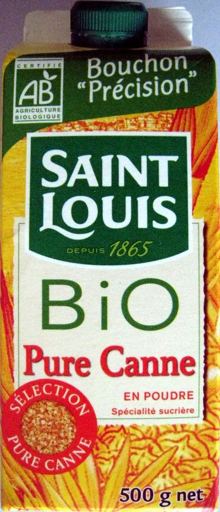 Sucre en poudre Bio Pure Canne Saint Louis