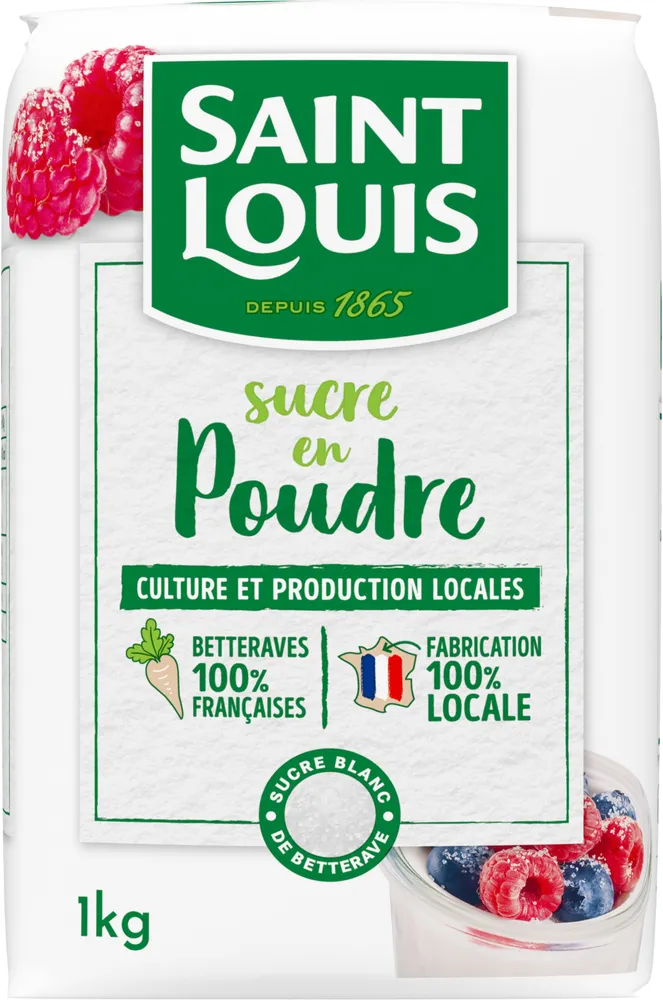 Sachet Sucre en Poudre Saint Louis 1kg