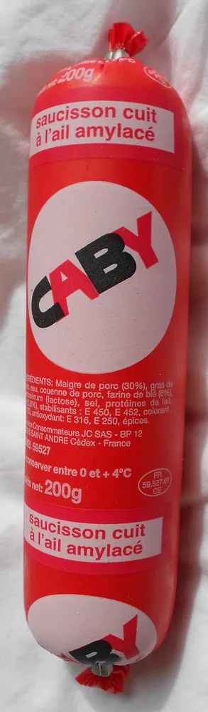 Saucisson cuit à l'ail