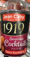 1919 Saucisses Cocktails pur Porc sauce Ketchup