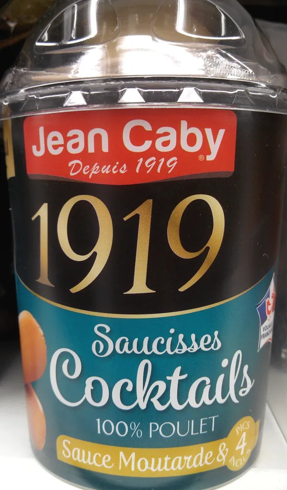 1919 Saucisses Cocktails 100% poulet Sauce Moutarde
