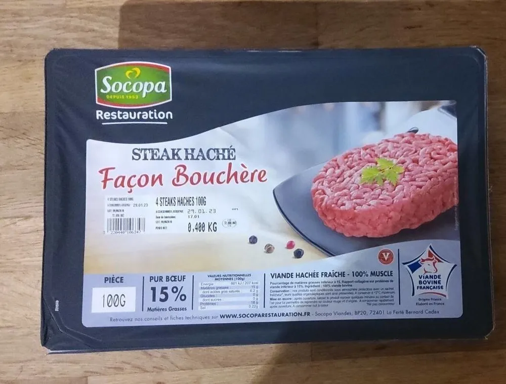 Steak haché façon bouchère