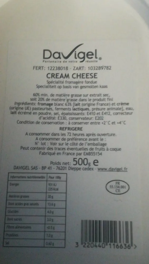 Cream cheese