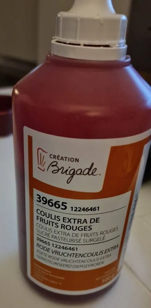 Coulis fruit rouge