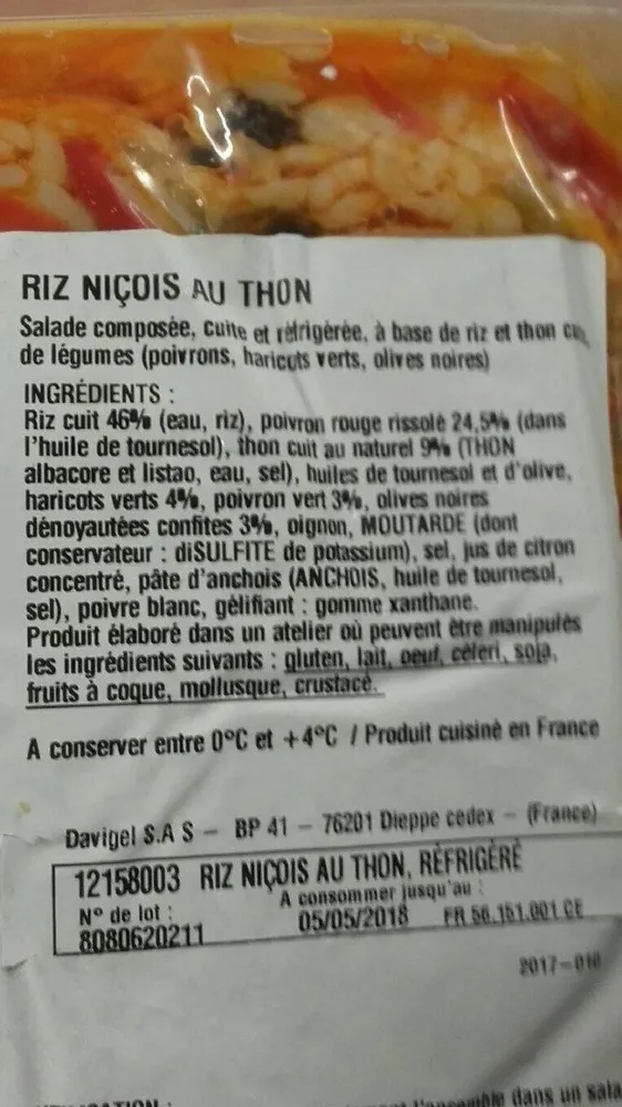 Riz nicois