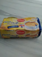 Crème aux oeufs saveur vanille