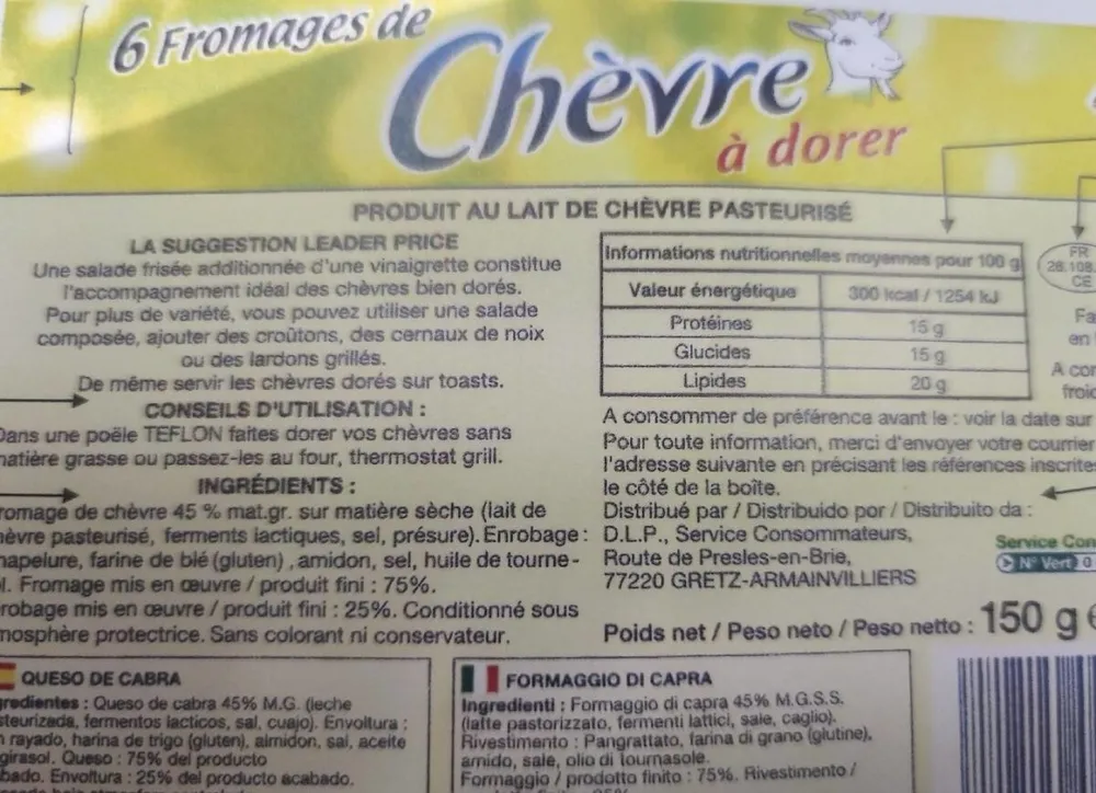 Chèvre à dorer