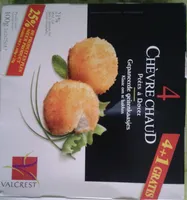 4 chèvres chauds, Prêts à Dorer (21% MG)