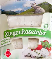 Ziegenkäsetaler mit feinen Kräutern