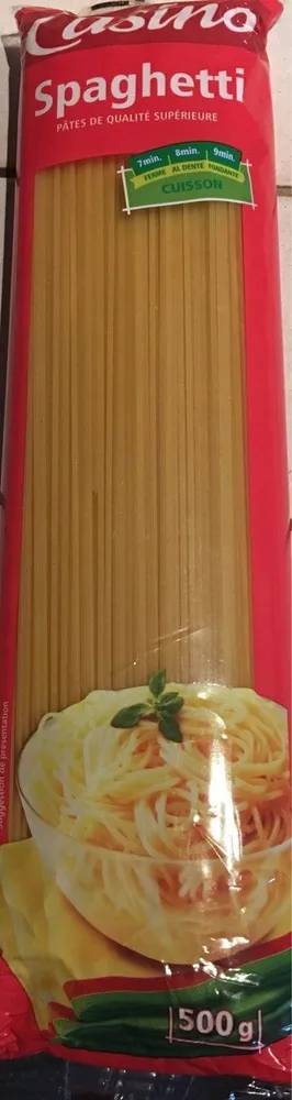 Spaghetti - pâtes de qualité supérieure