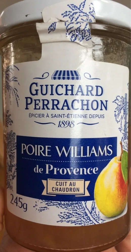 Confiture de Poire williams de Provence