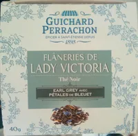 Flâneries de Lady Victoria Thé noir Earl Grey avec pétales de bleuet