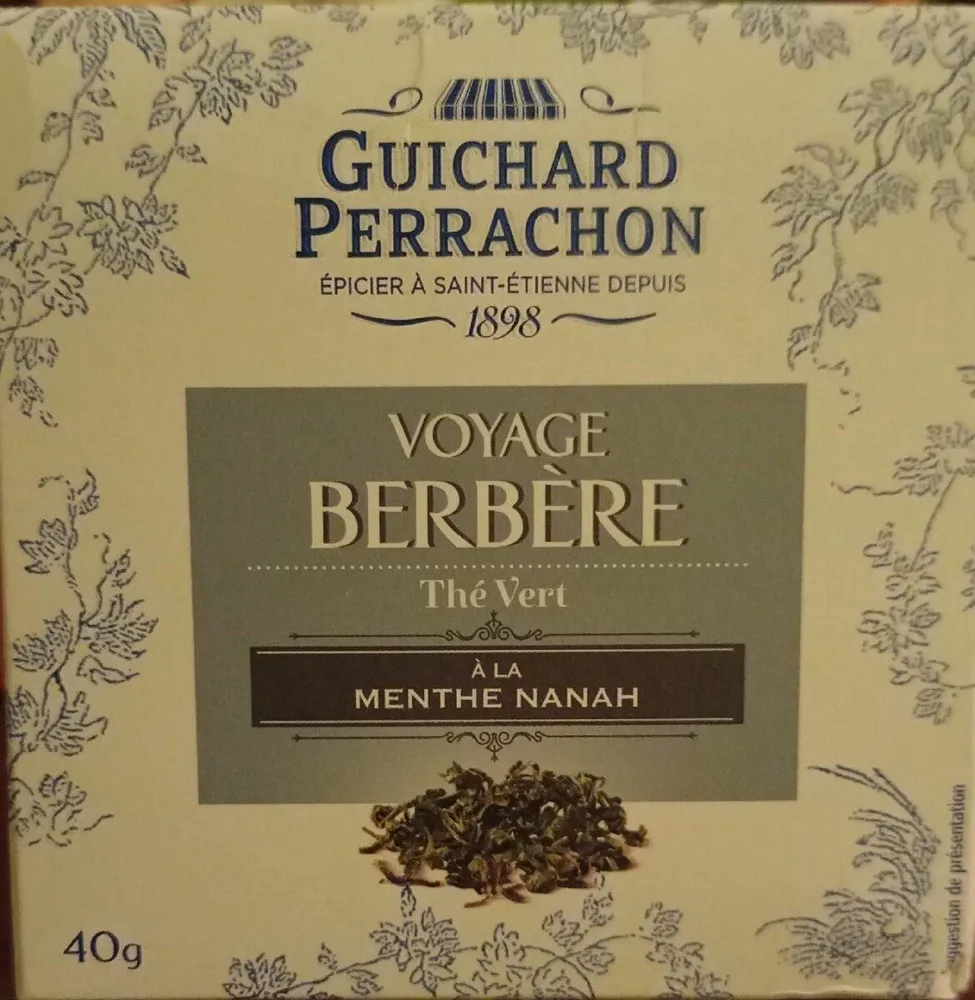 Voyage Bergère Thé vert à la menthe nanah
