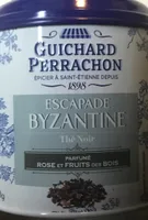 Escapade byzantine Thé noir Parfumé Rose et Fruits des bois