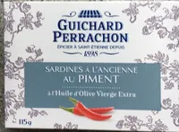 Sardines à l'ancienne au piment à l'huile d'olive vierge extra