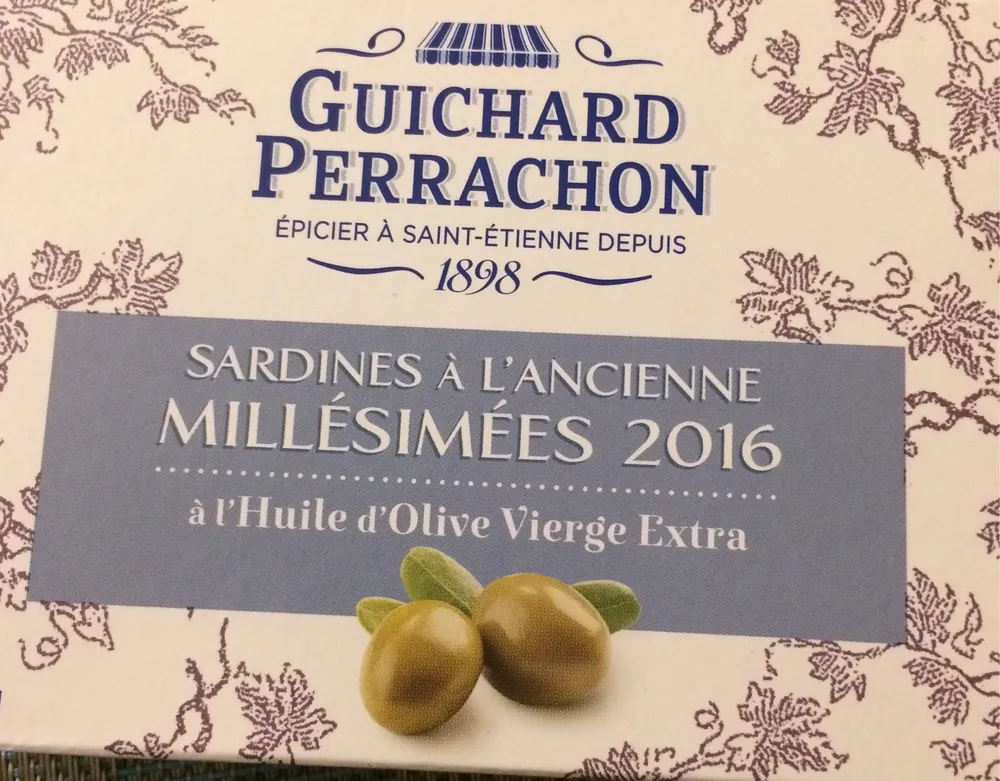 Sardines à l'ancienne millésimées 2016 HOVE