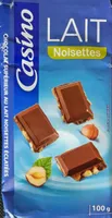 Chocolat lait noisettes éclatées 2x100g