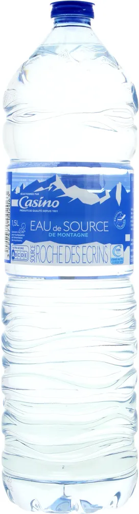 Eau de source de montagne Aes Source Roches des Ecrins