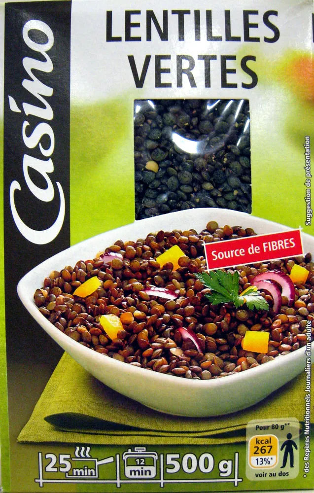 Lentilles vertes