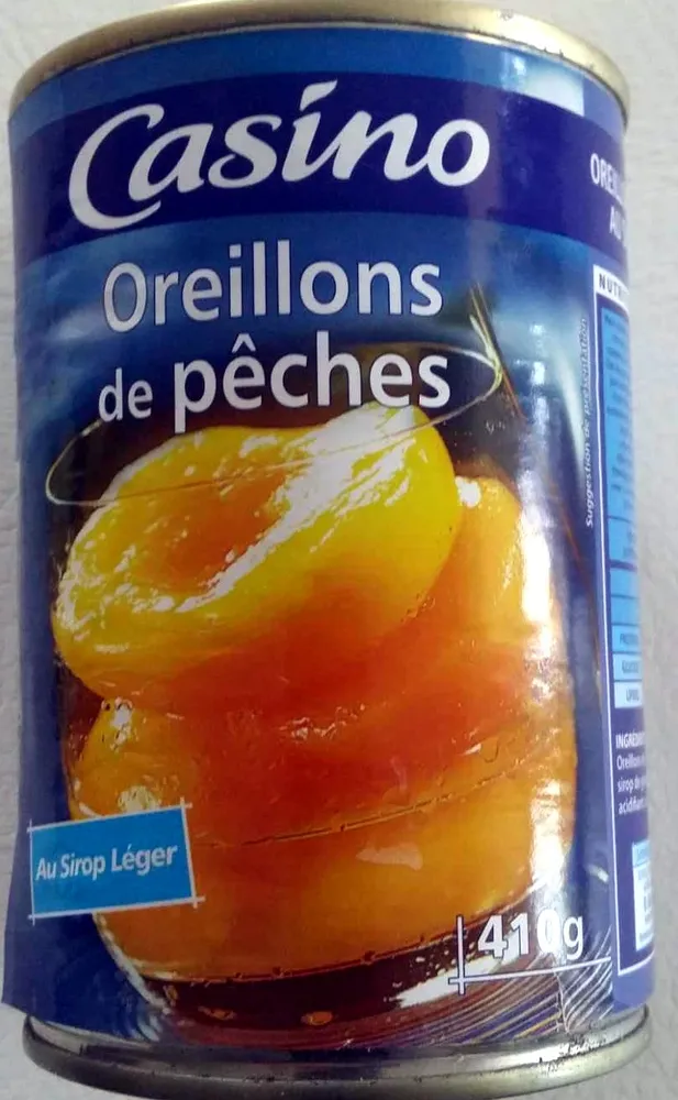 Oreillons de pêches